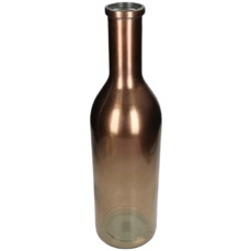 teeningapalmen vaas glas Vase Recycled Glass Bronze 15x15x50cm