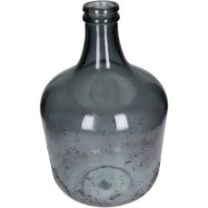 glazen vaas xenos Vase Recycled Glass Grey 27x27x42cm