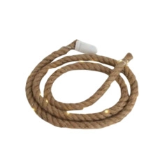 Jute rope Ineke met 20 led D1,5 L150cm