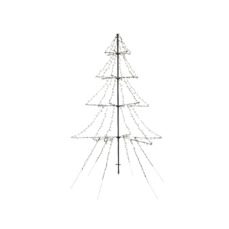 kerstboom kopen LED light-up cl tw tree out black/warm white 200cm-1200L