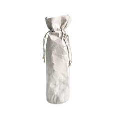 moederdag cadeaus Sizo bag paper grey winebag Ø 9,5 H 36,5cm