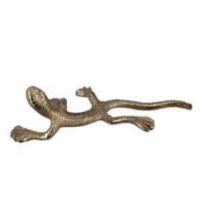 figuren pc. 1 alu gecko gold 6x18cm