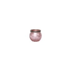 sfeerlicht Tealight Holder Esaro Glass D7 H6cm Pink