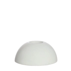 kaarsen kopen h.3 Ø7 cm white bulb candle holder