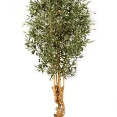 kunstplanten kantoor 180 cm Kunstplant Olijfboom natuurlijke look met een gedraaide stam