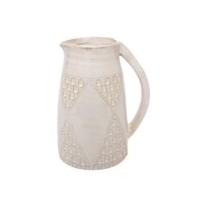 decoratieve flessen Vase Kuygen Ceramic 17x13x22cm Ivory