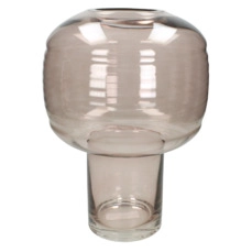 kruiken en flessen Vase Glass Peach 24.5x24.5x33.5cm