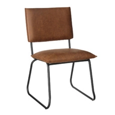 meubilair kopen Caro stoel lichtbruin - l56xb52xh84cm