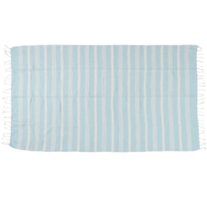 plaid Hammam Towel Stripes Cotton Green 100x180cm