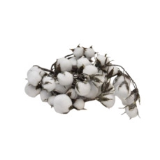 Cotton garland white 107cm