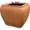 grote bloempot action Alegria Waterjar Cube rusted iron XL 6ALEWSRX1