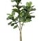 kunstplanten kunstplanten praxis Ficus lyrata In plastic pot 65 lvs
