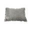 plaid Cushion Grey with filling 30x45cm grey