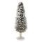 Kerstverlichting Tree with lights (Battery Operated) rattan Ø15x50cm - with flock