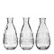kruiken en flessen Rome clear bottle glass Ø7,5 h.15,8 cm - 3 KEUZEMOGELIJKHEDEN