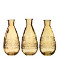 decoratieve flessen Rome ocre bottle glass Ø7,5 h.15,8 cm - 3 KEUZEMOGELIJKHEDEN