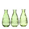 decoratieve flessen Rome soft green bottle glass Ø7,5 h.15,8 cm - 3 KEUZEMOGELIJKHEDEN