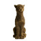 decoratiefiguren kopen Figurine leopard polyresin 16x9x21cm Gold