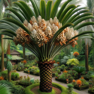 Palmboom in de bloem